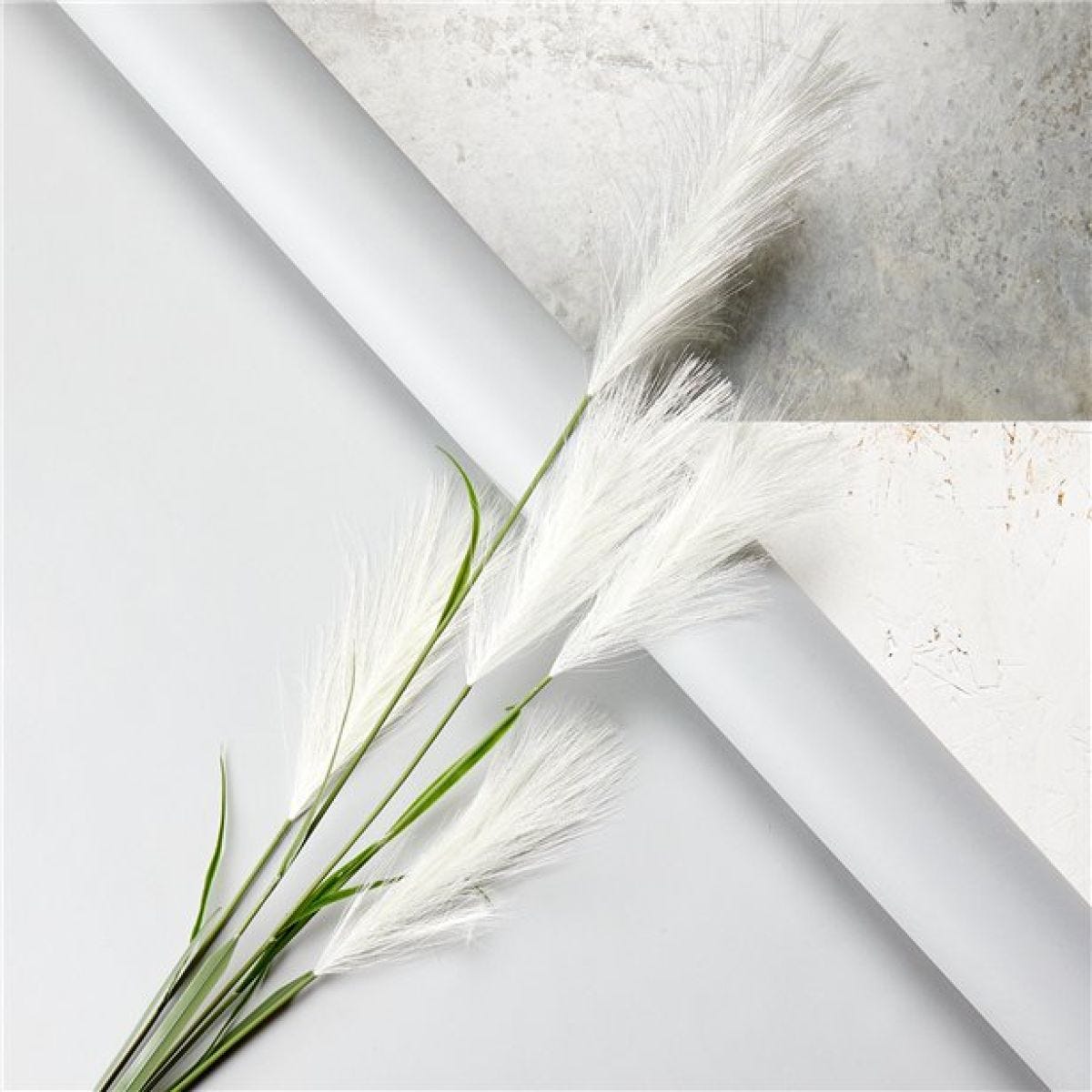 Cream Pampas Grass Decoration - 1.45m