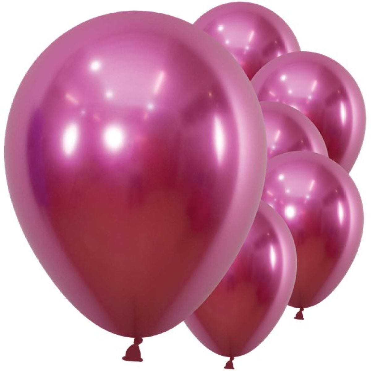 Reflex Fuchsia Sempertex Latex Balloons - 12"