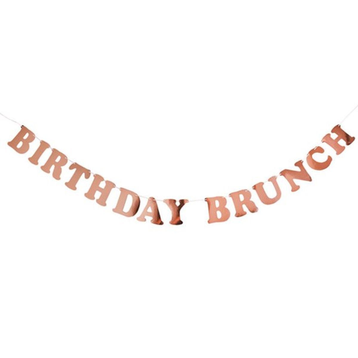 Birthday Brunch Paper Banner - 2m