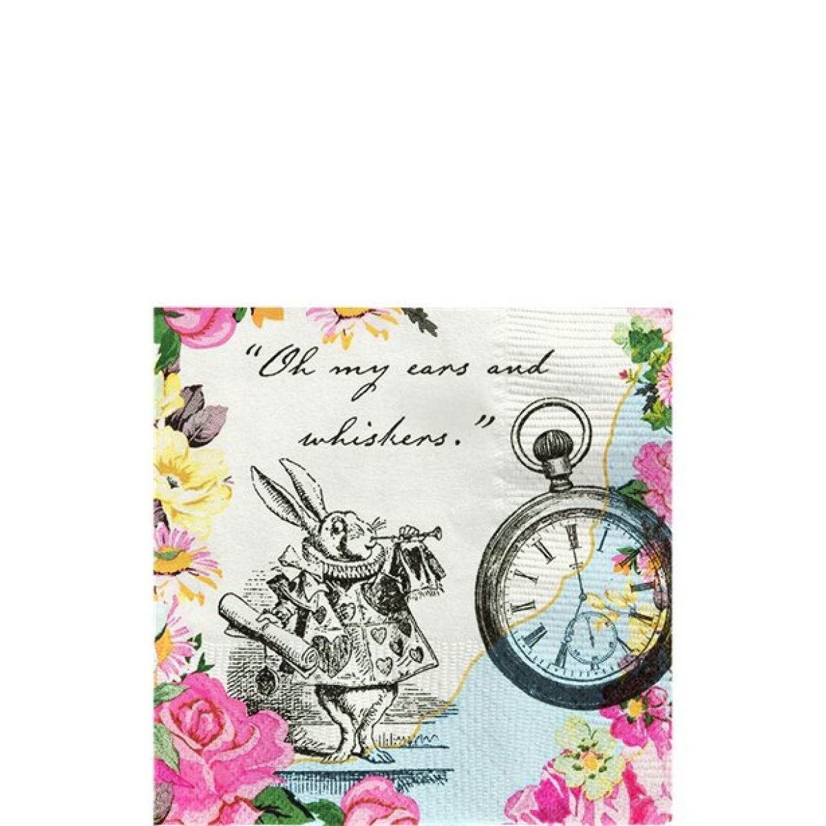 Alice in Wonderland Napkins - 25cm