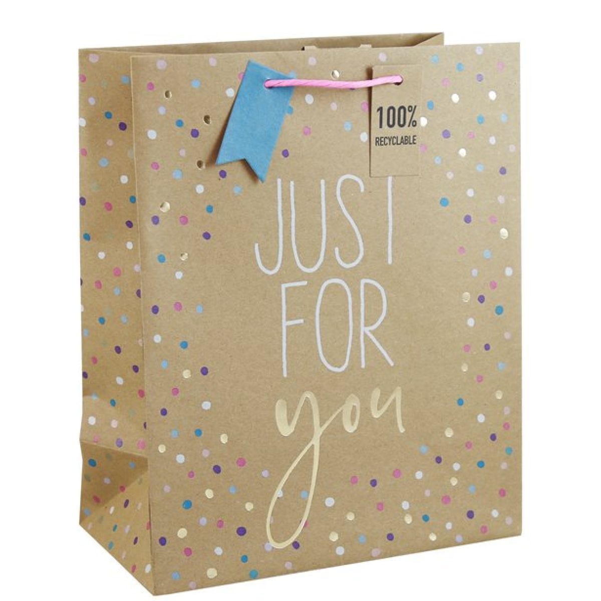 Just for You Kraft Large Gift Bag
