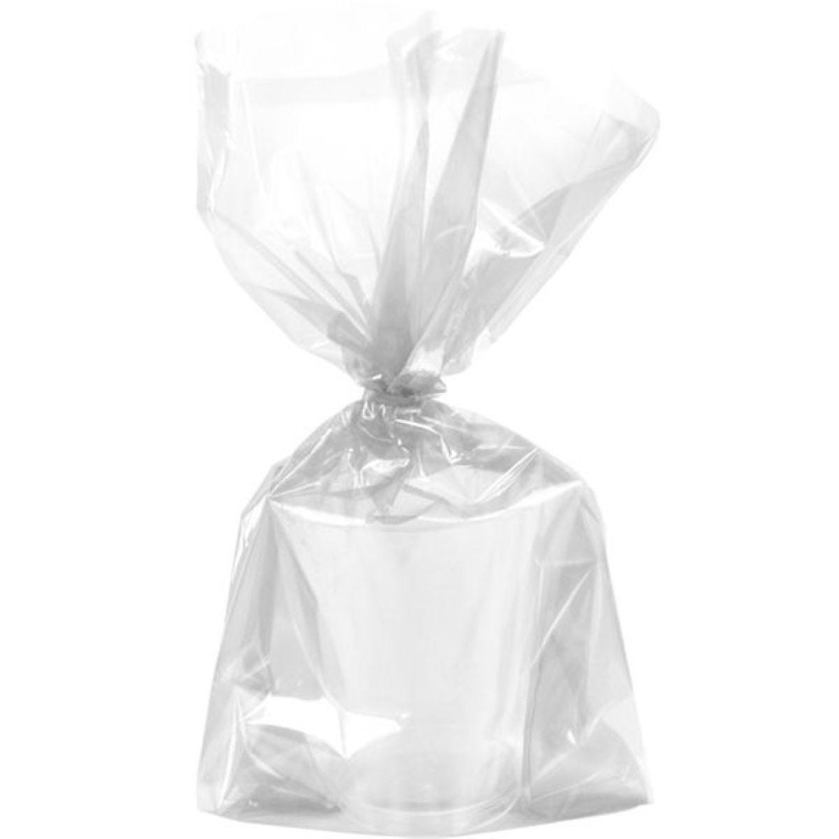 Clear Large Cello Party Bags - 29cm