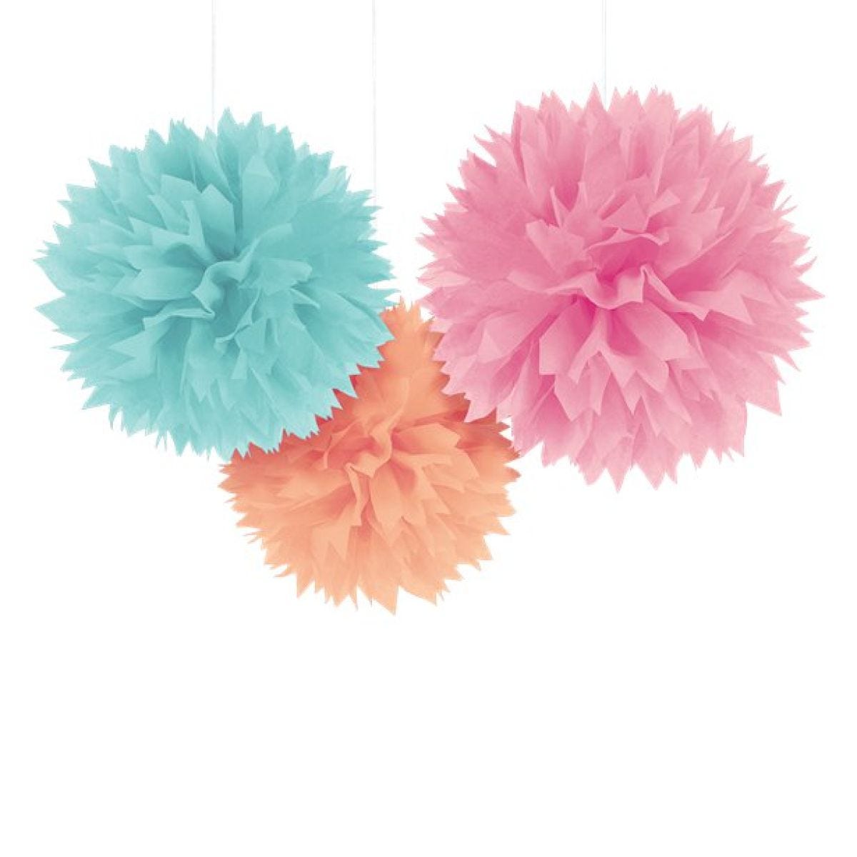 Pastel Pom Pom Decorations