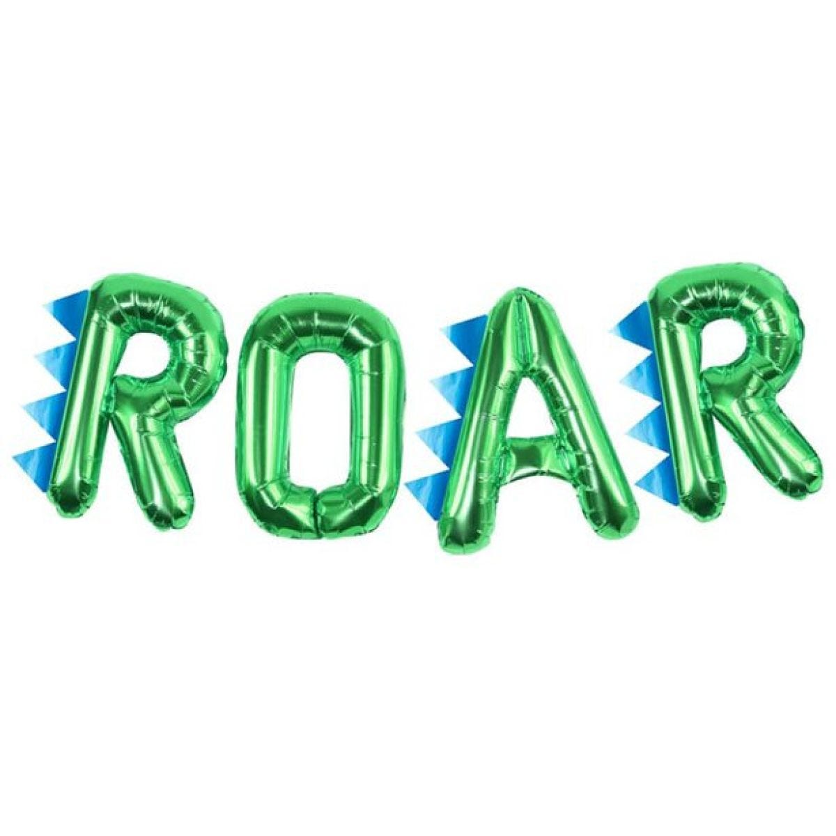 Roar&apos; Foil Letter Balloons - 16" (4pk)