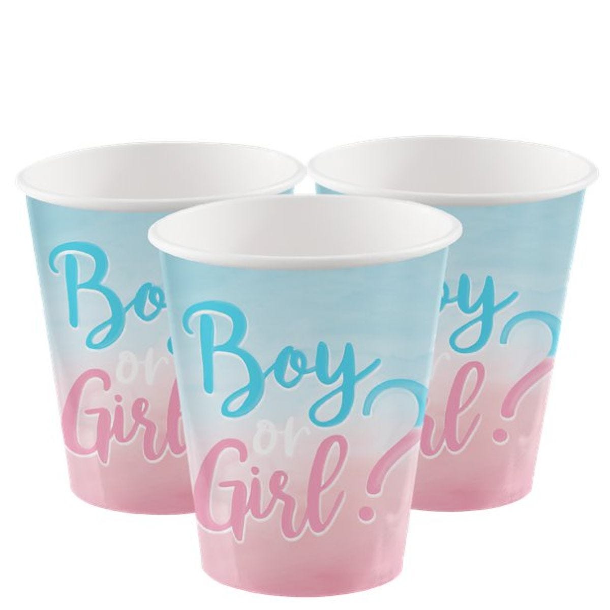 The Big Reveal Paper Cups - 250ml