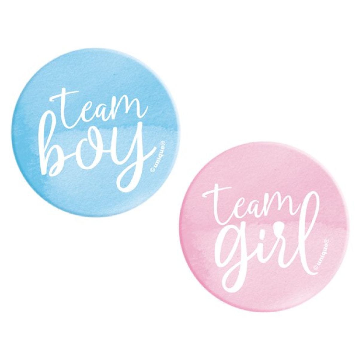 Team Boy & Team Girl Badges