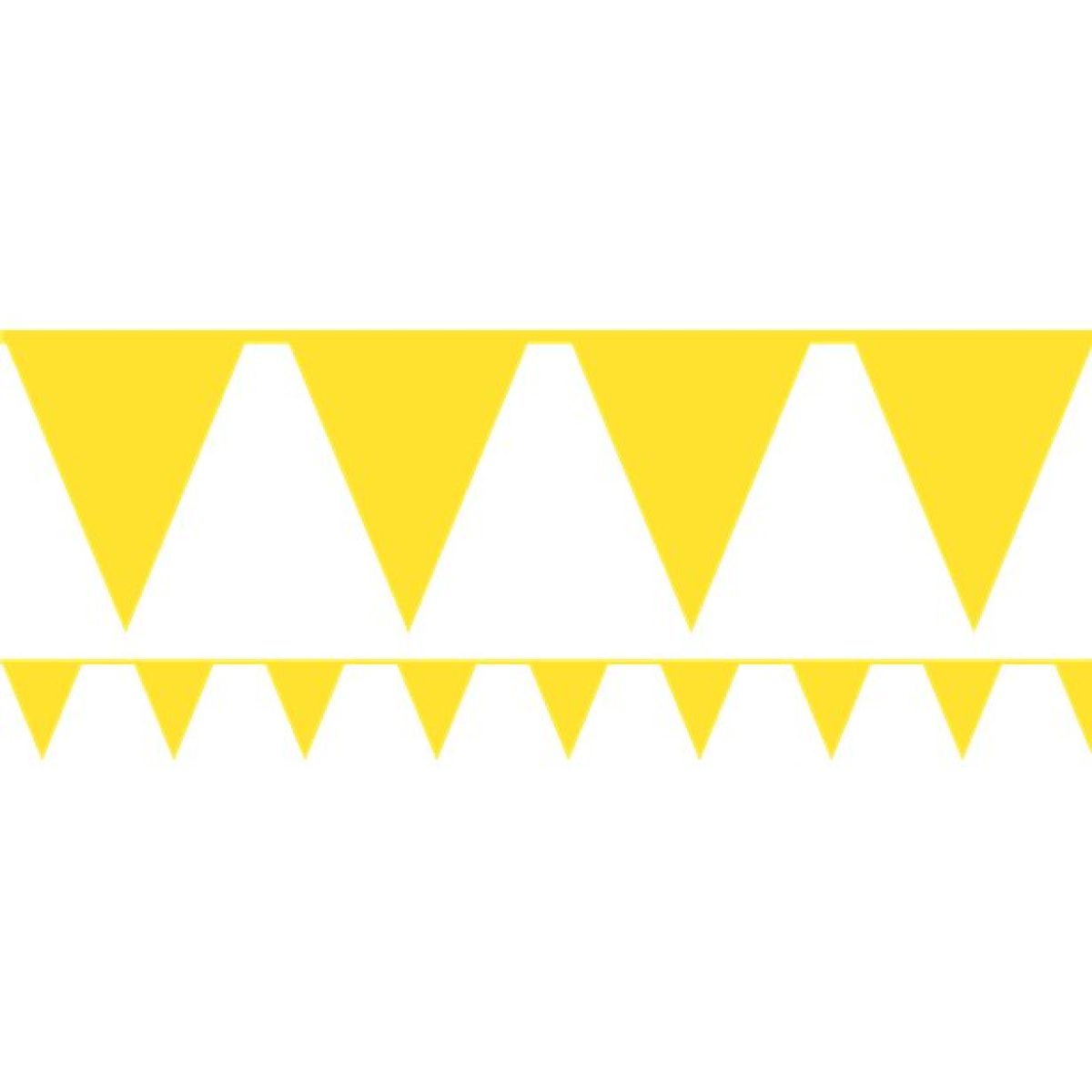 Yellow Paper Bunting - 4.5m