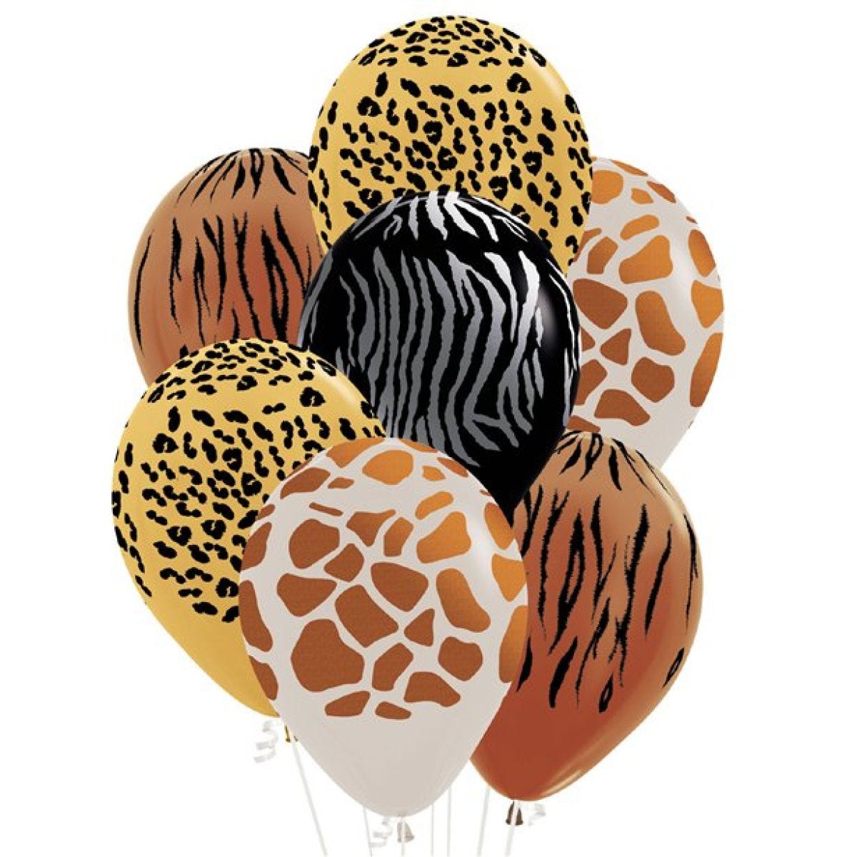 Animal Print Assorted Balloons - 11" Latex (25pk)