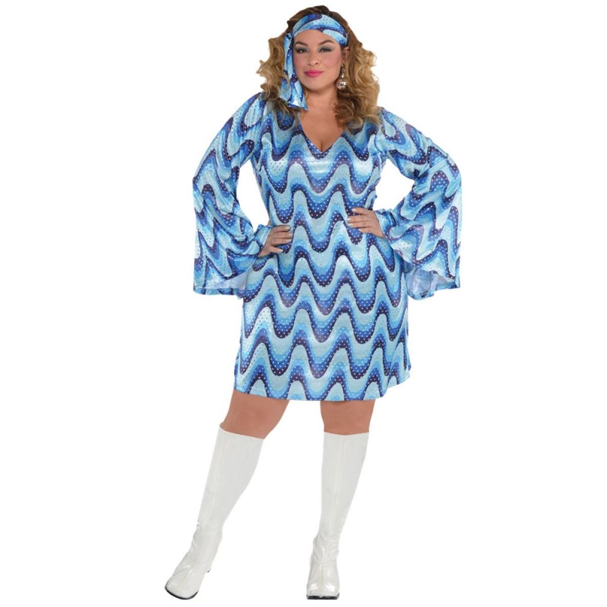 Disco Lady Dress - Adult Costume