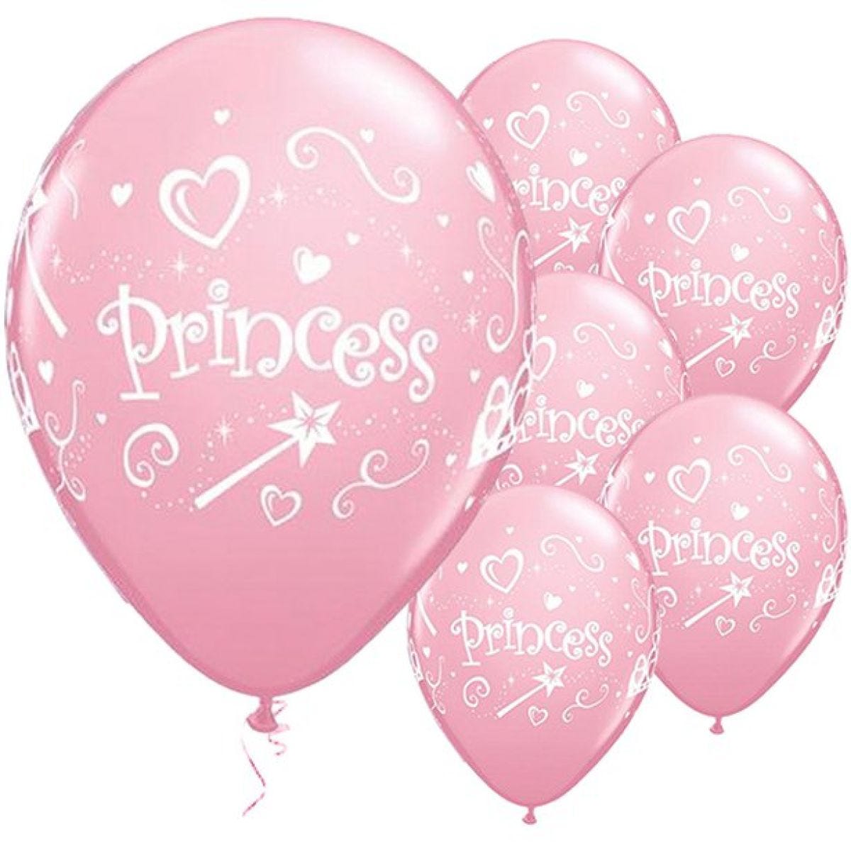 Princess Pink Balloons - 11" Latex