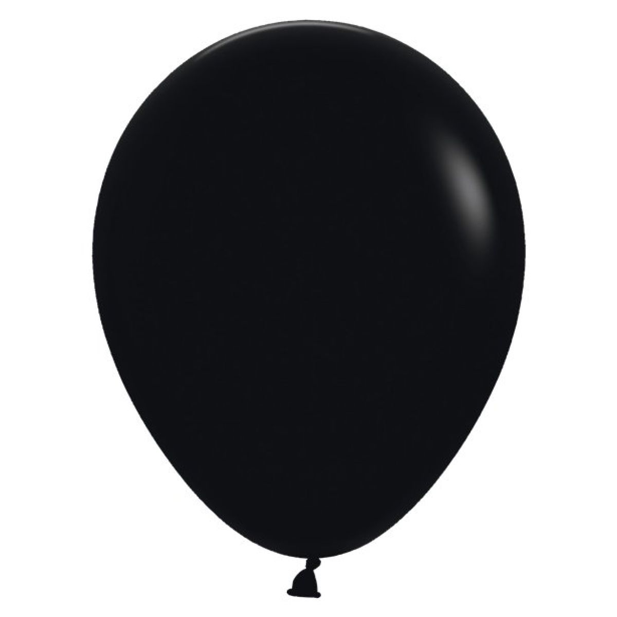 Fashion Black Sempertex Latex Balloons - 18"