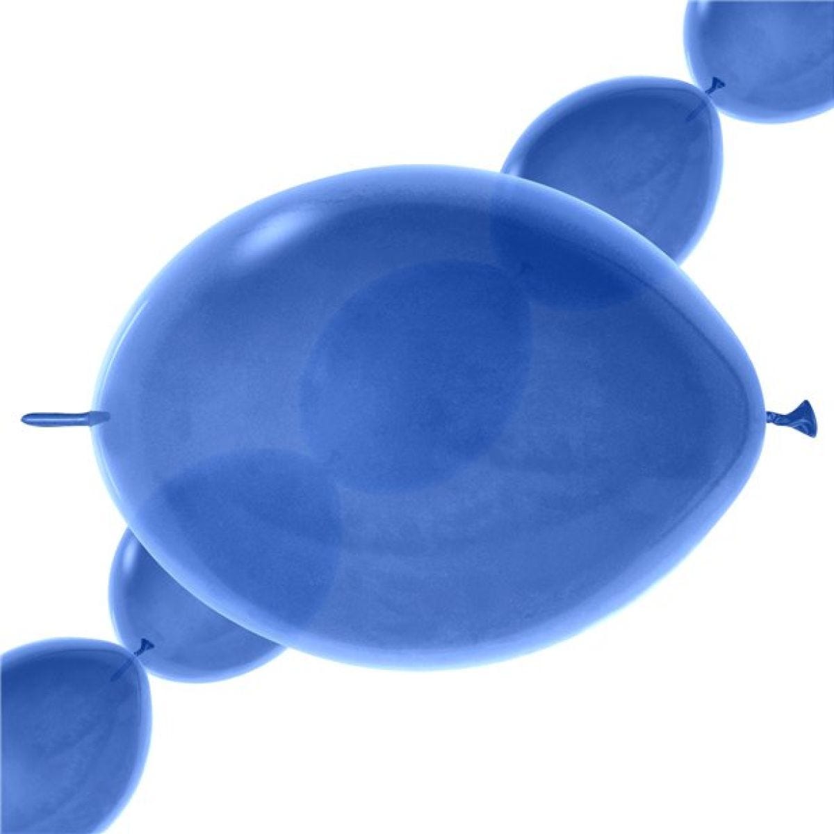 Link-o-Loon Royal Blue Balloons - 12" Latex