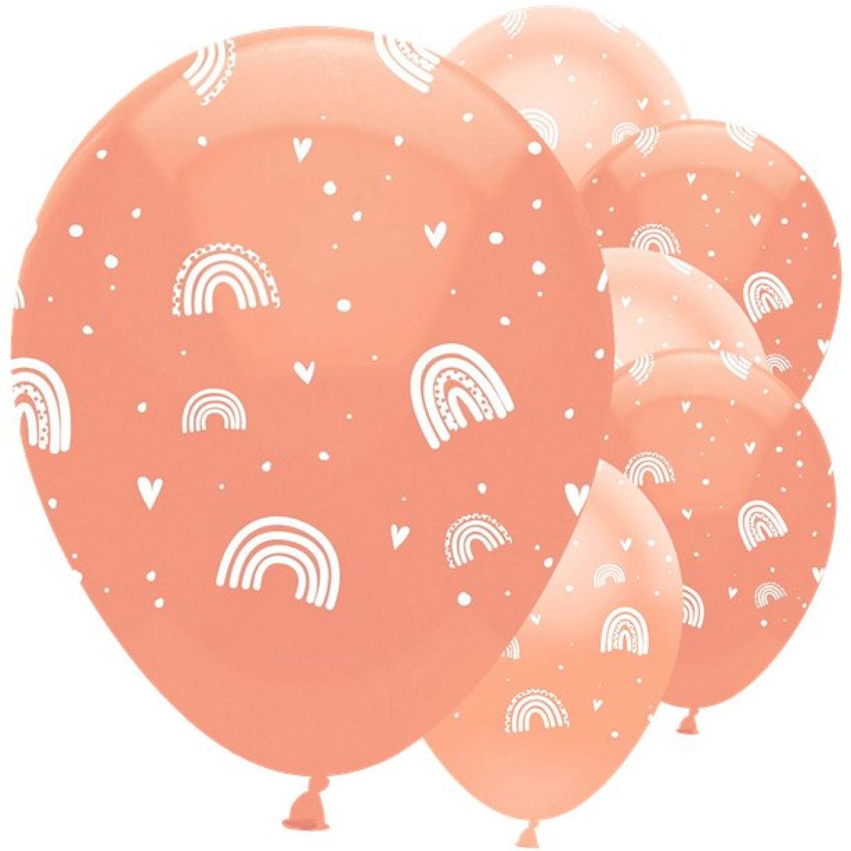 Boho Rainbow Latex Balloons - 12"
