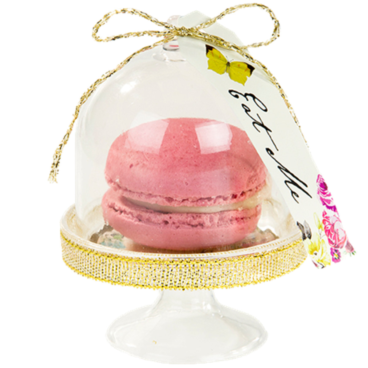 Alice in Wonderland Cake Dome, Tag & Doily Set