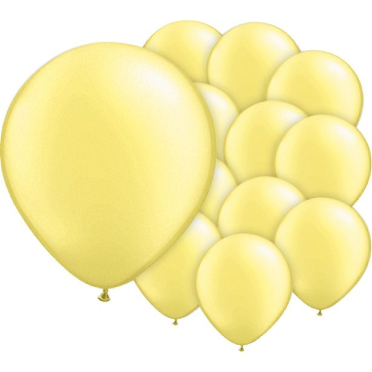 Lemon Chiffon Pearl Balloons - 5&apos;&apos; Latex