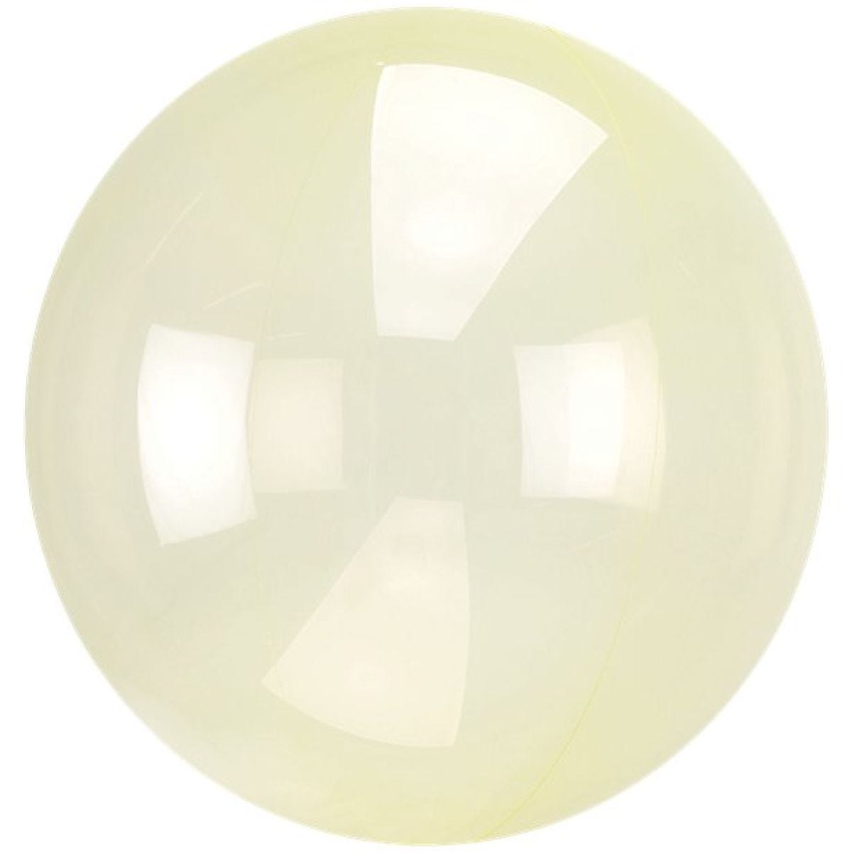 Crystal Clearz Yellow Balloon - 18"