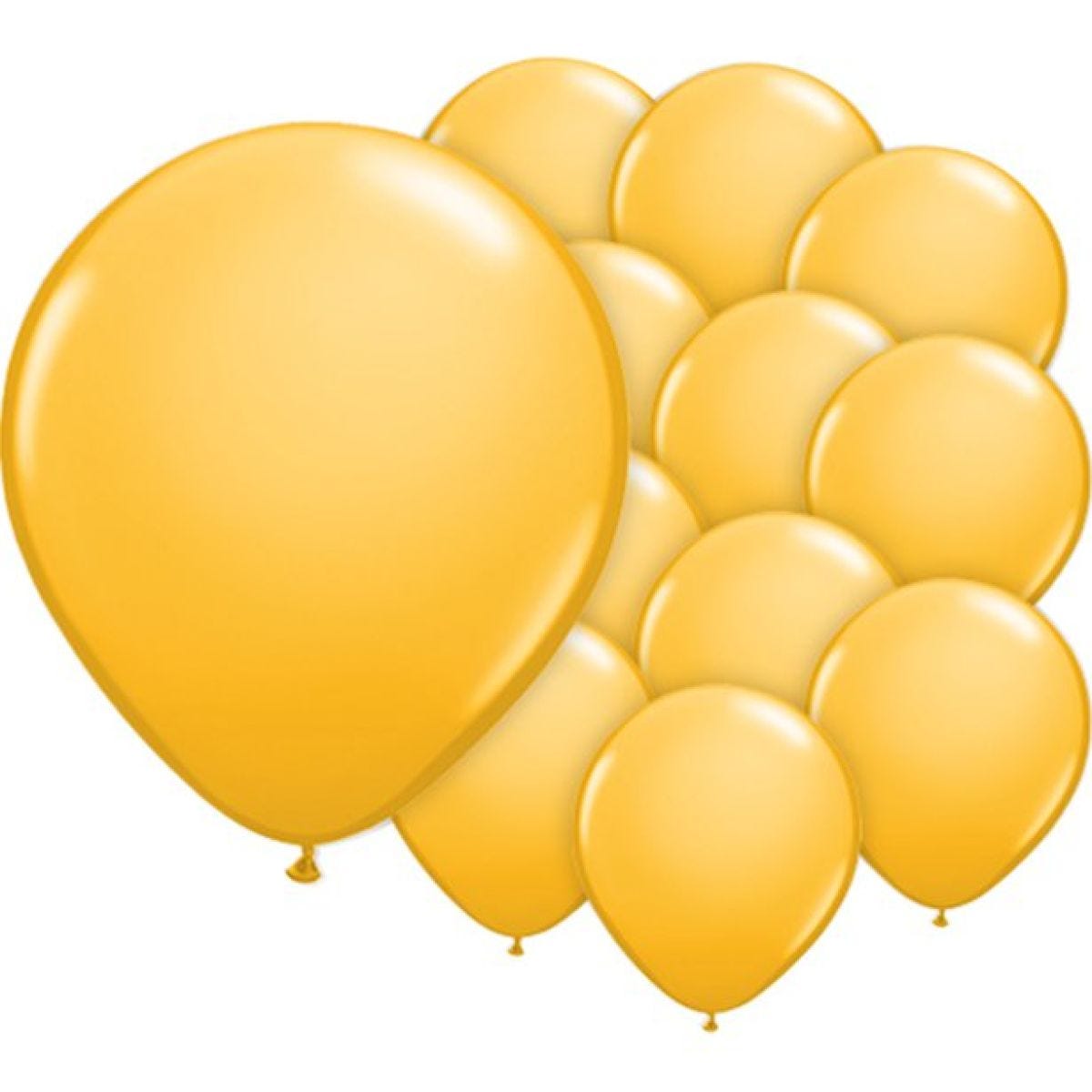 Goldenrod Balloons - 5&apos;&apos; Latex