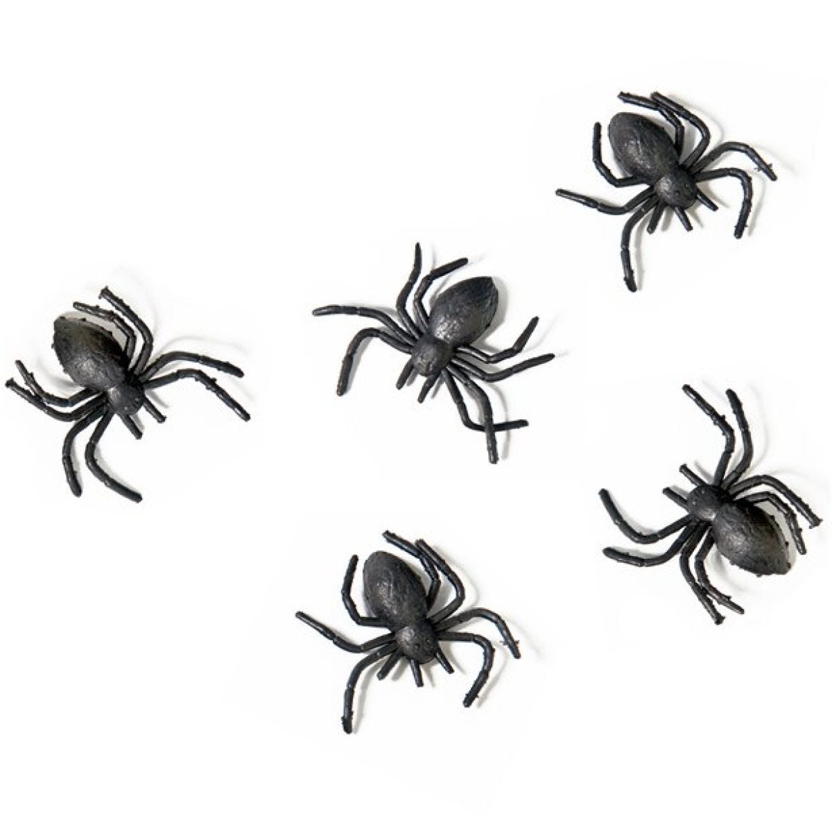 Mini Plastic Spiders -  3cm