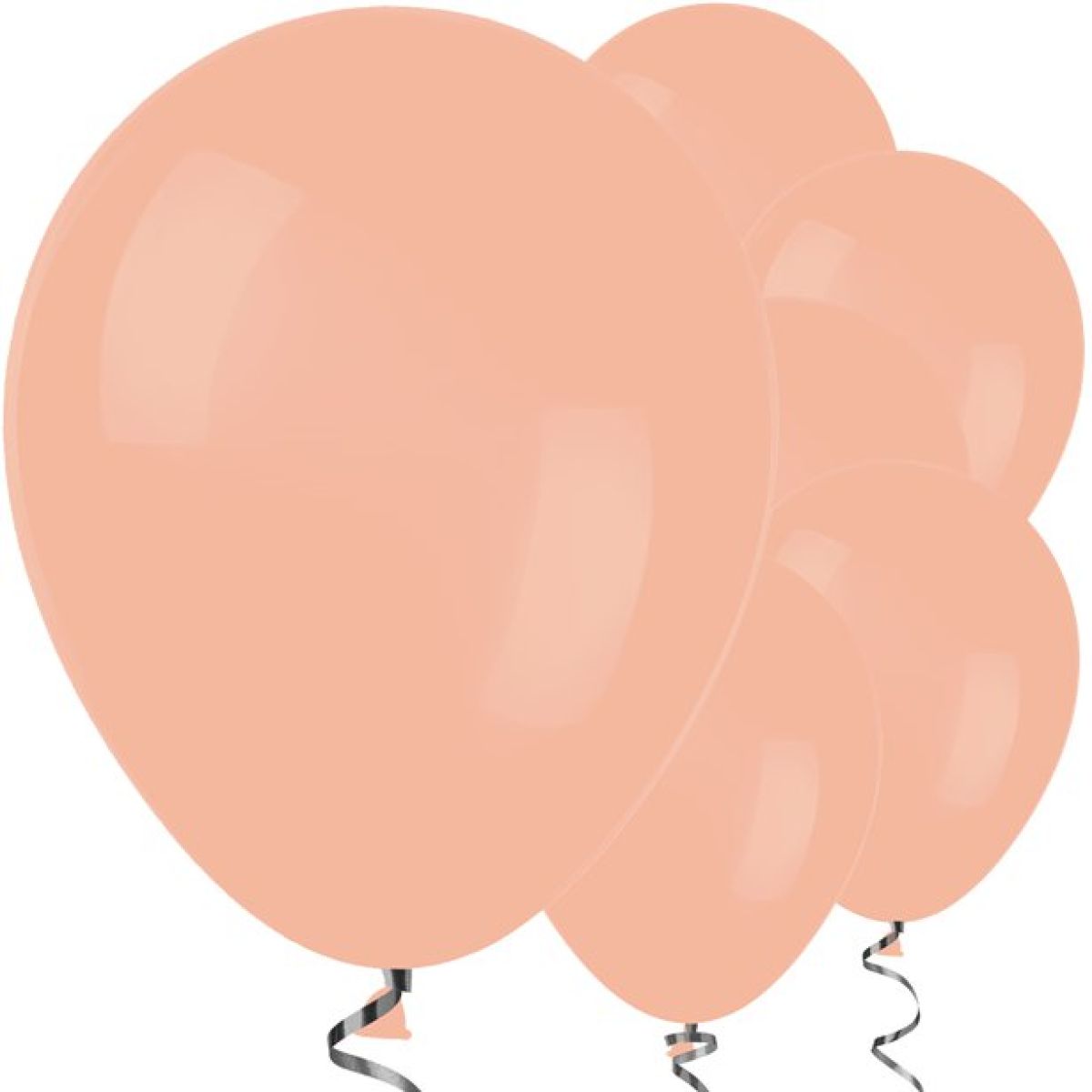 Peach Balloons - 12" Latex Balloons