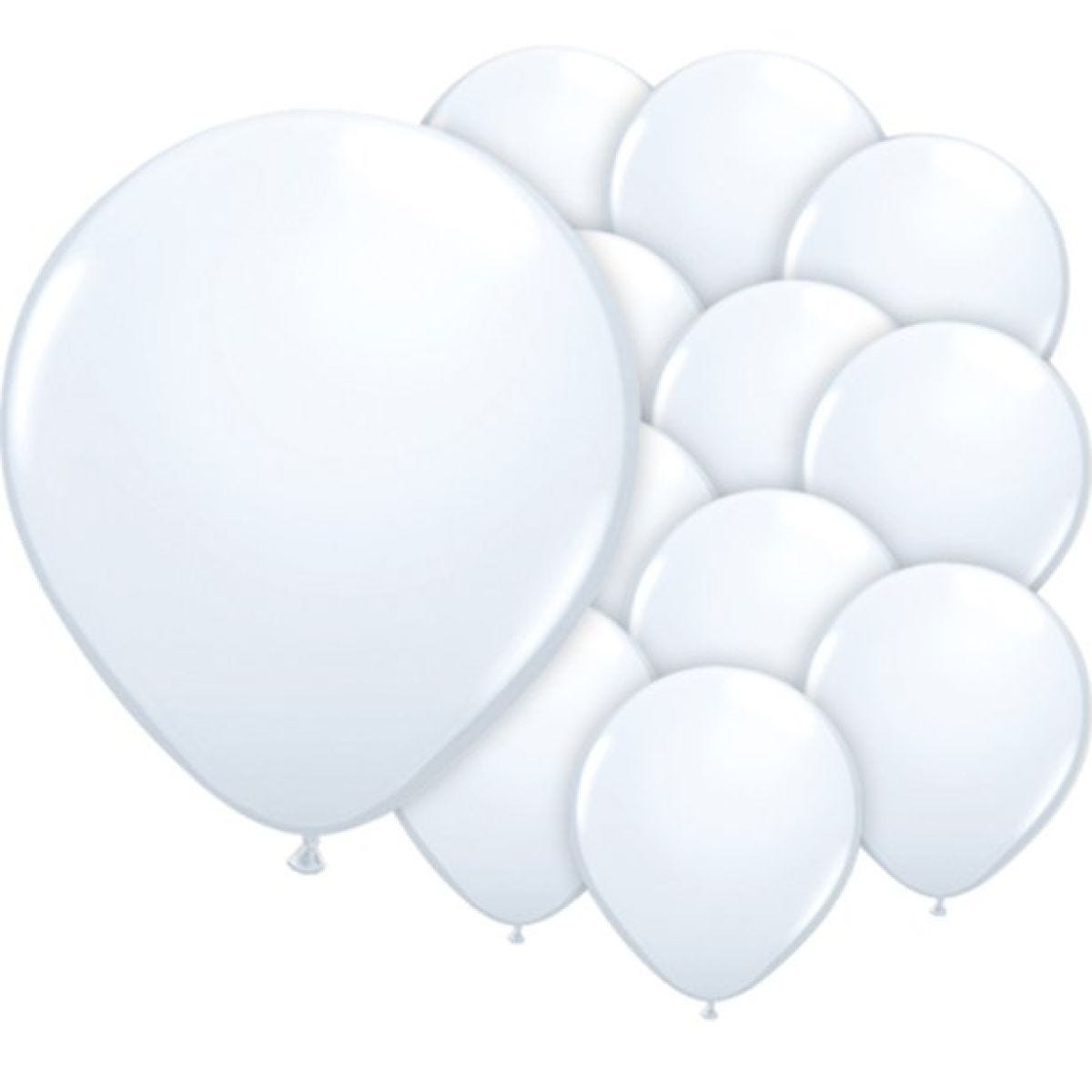 White Balloons - 5&apos;&apos; Latex