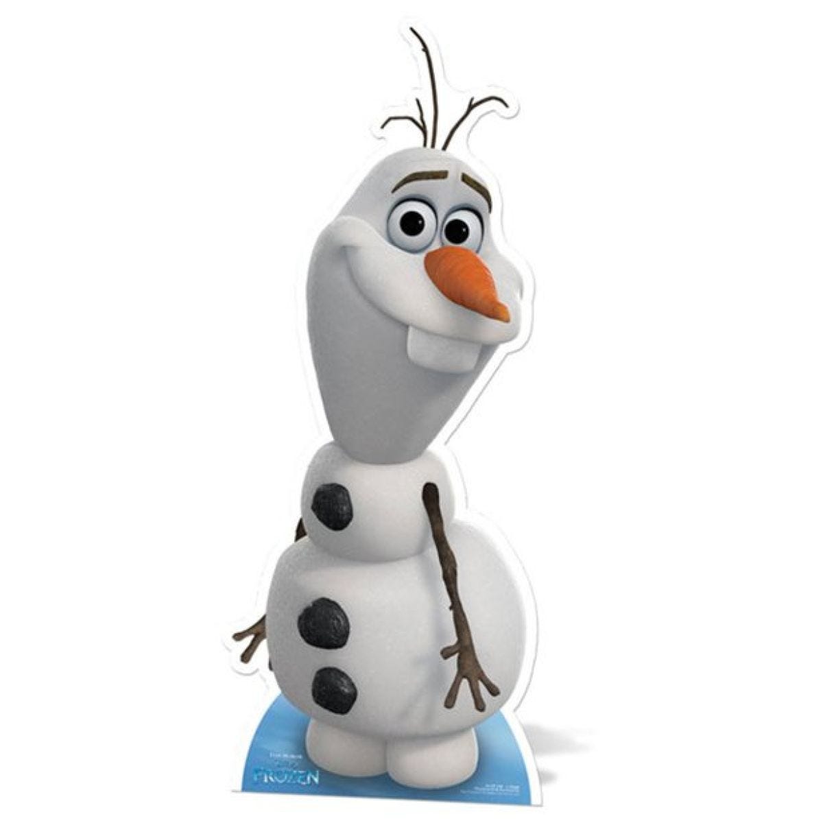 Mini Disney Frozen Olaf Snowman Cardboard Cutout - 89cm x 36cm