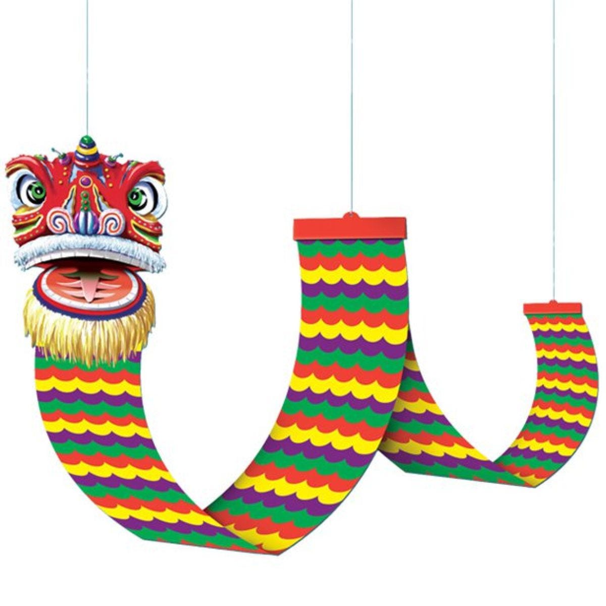 Chinese New Year Dragon Ceiling Decoration - 12ft