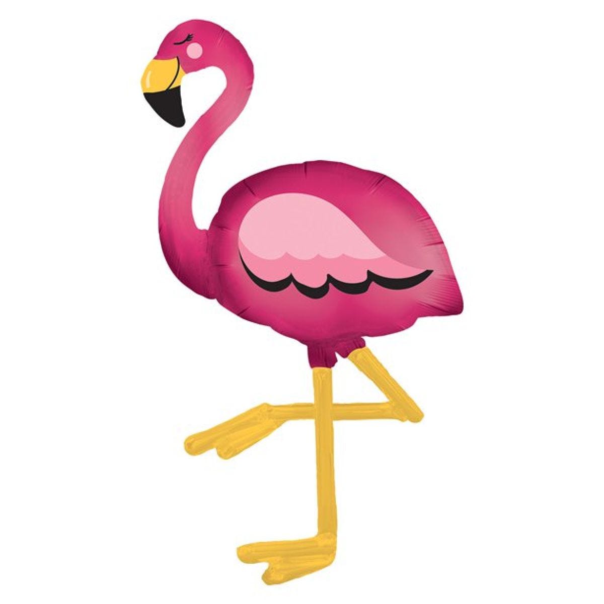 Flamingo Airwalker Balloon - 68" Foil