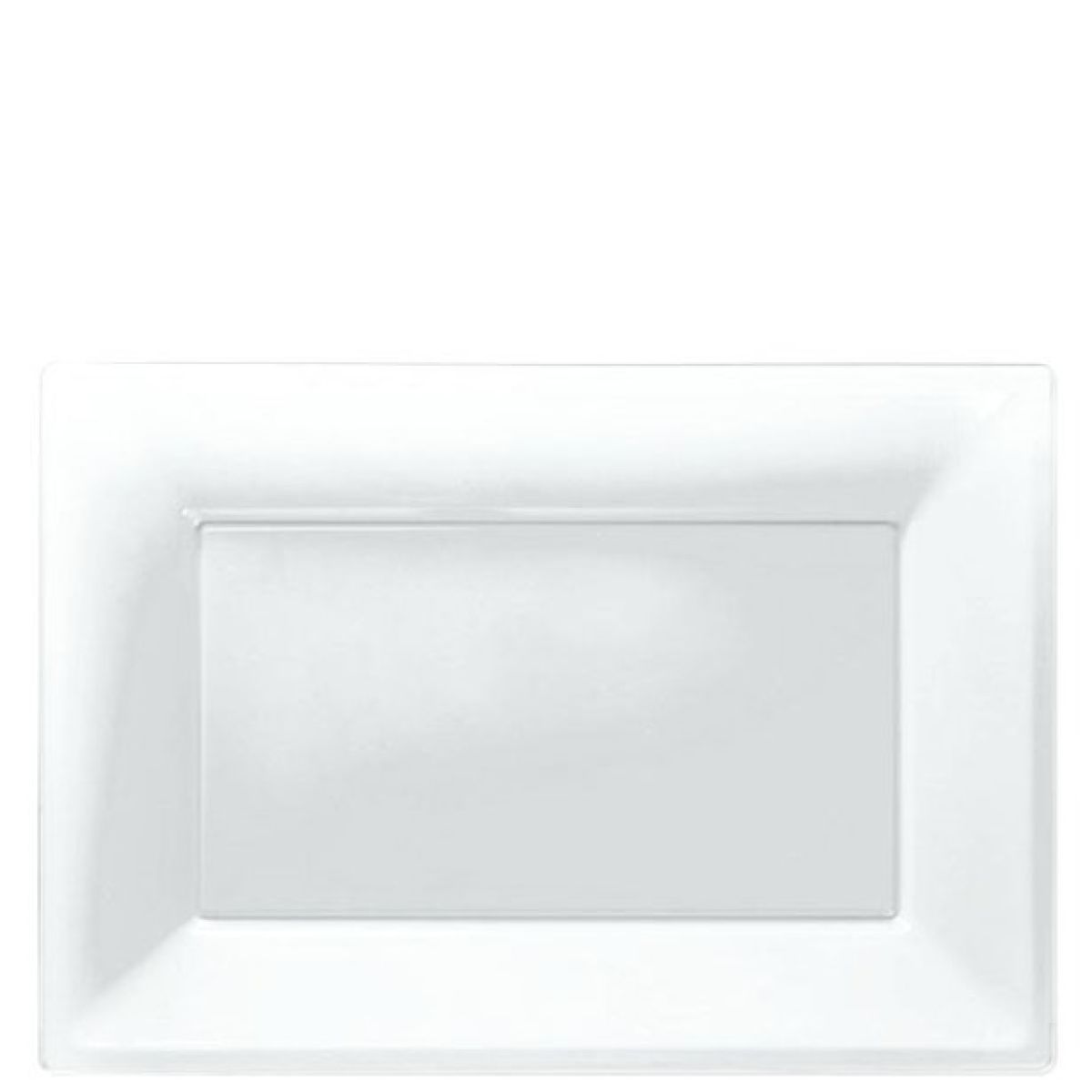 Clear Plastic Serving Platters - 23cm x 32cm