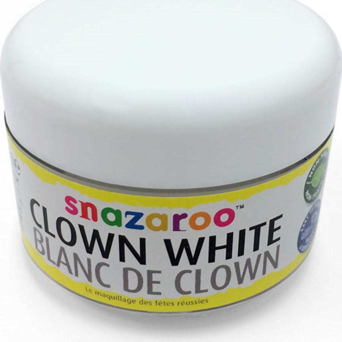 Snazaroo Clown White Face Paint - 50ml