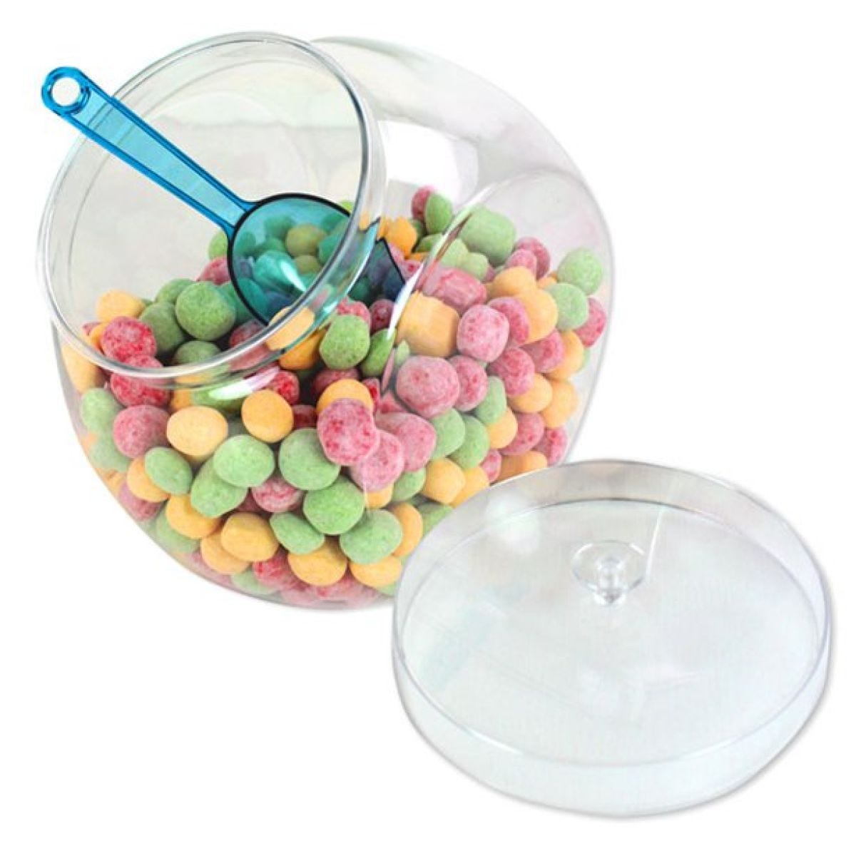 Plastic Sweet Jar with Lid - 2.3L