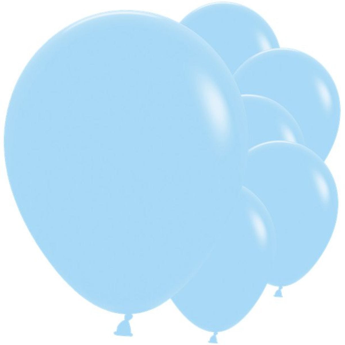 Pastel Blue Sempertex Latex Balloons - 18"