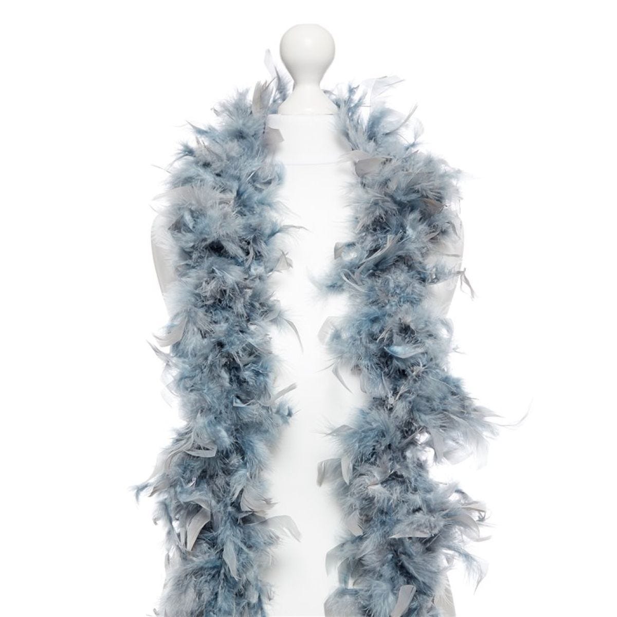 Deluxe Grey Feather Boa