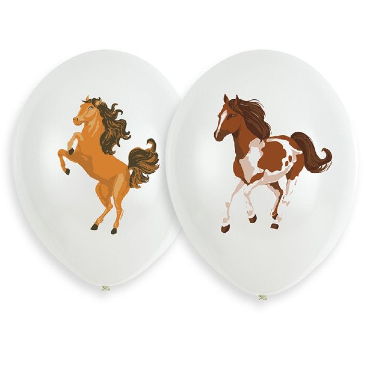 Beautful Horses Balloons - 11" Latex (6pk)