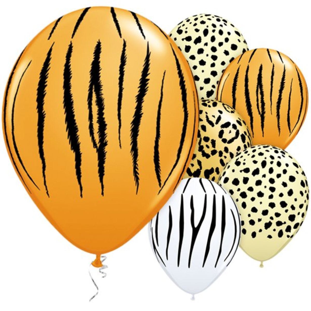 Safari Assorted Balloons - 11" Latex