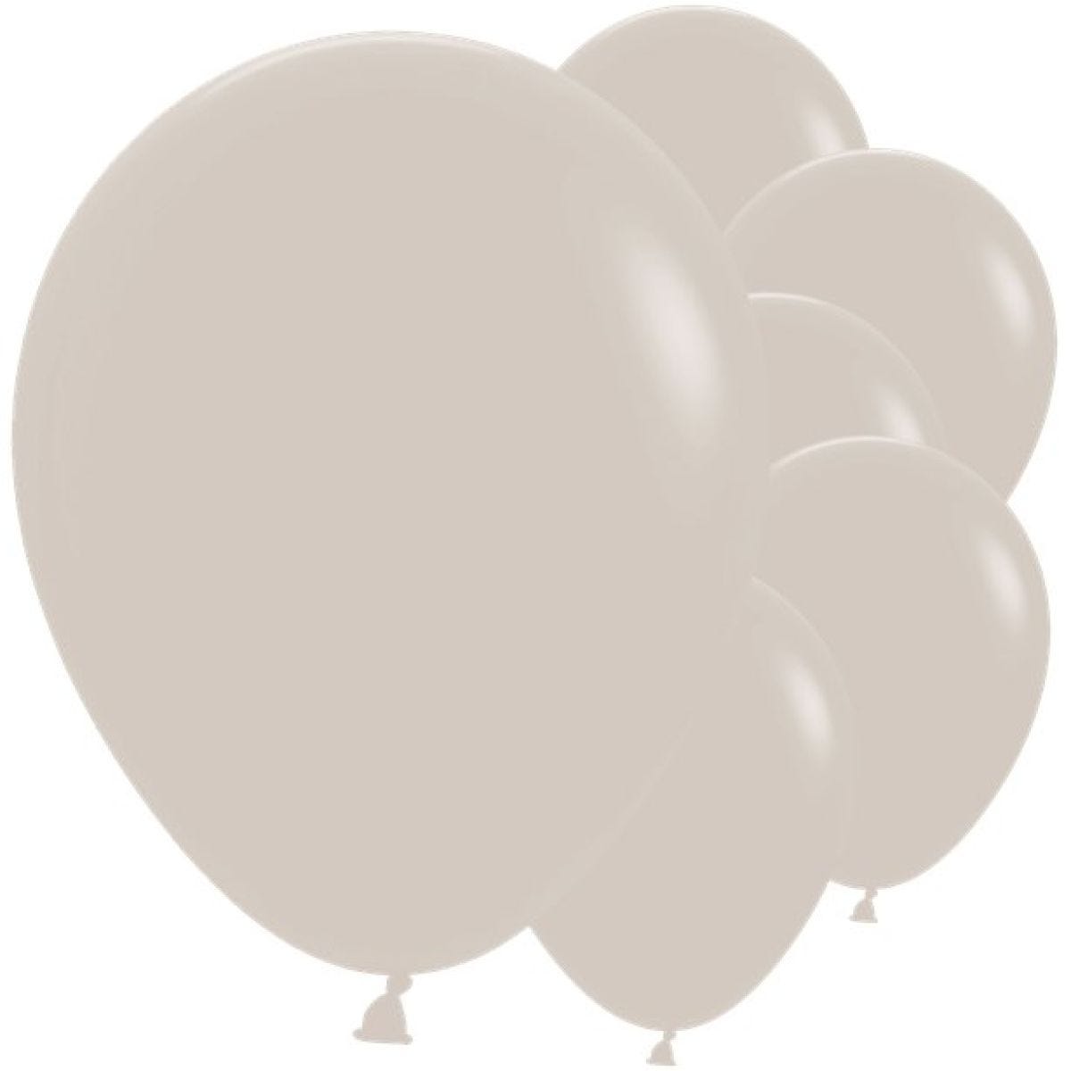 Fashion White Sand Sempertex Latex Balloons - 18"
