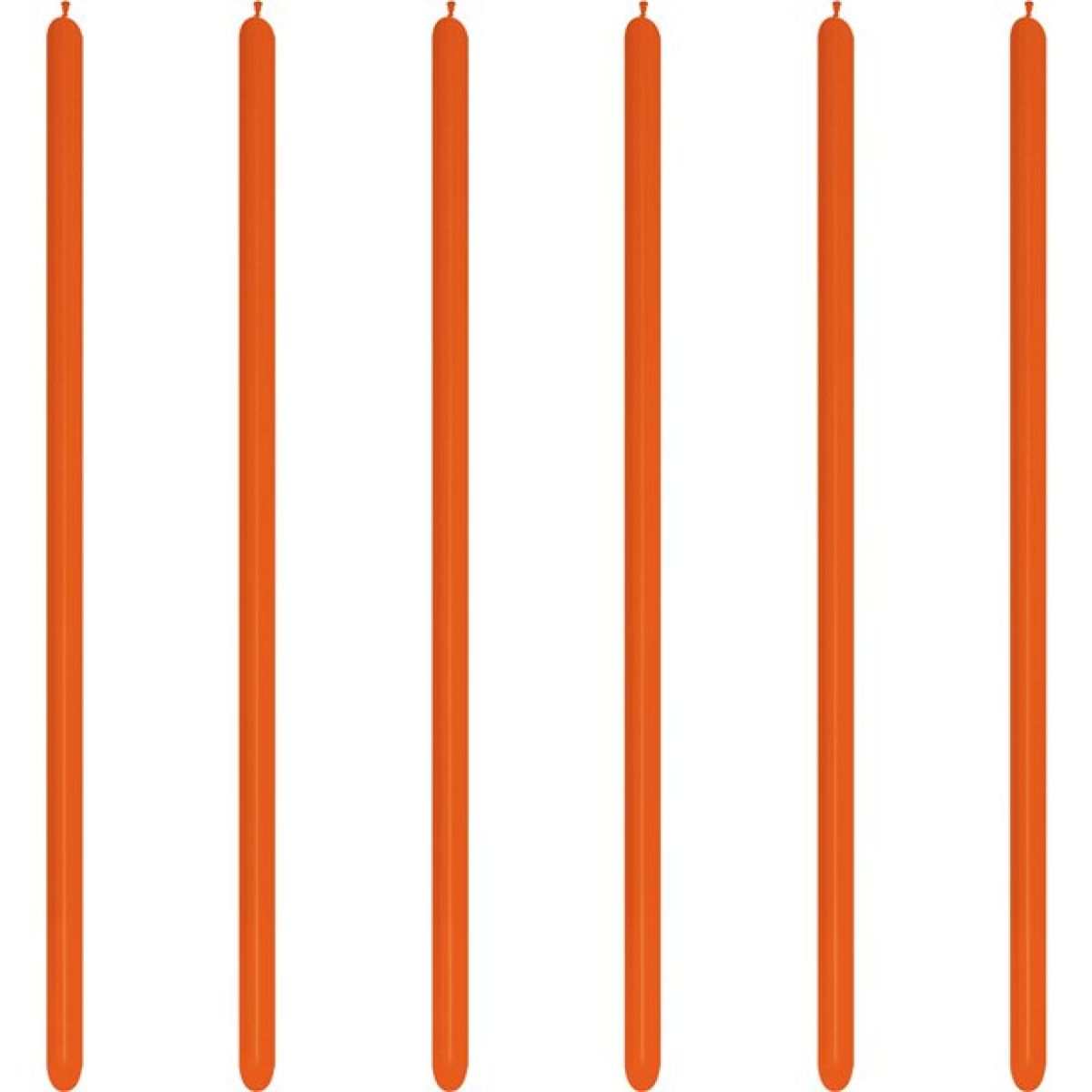 Orange Modelling Balloons - 260 Latex