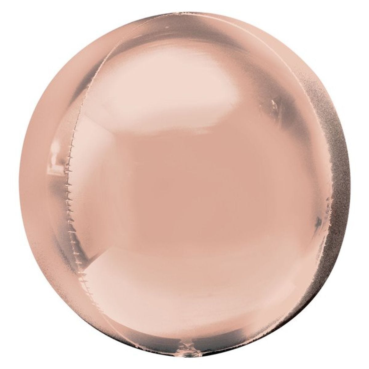 Jumbo Rose Gold Orbz Balloon - 21" Foil - Unpackaged