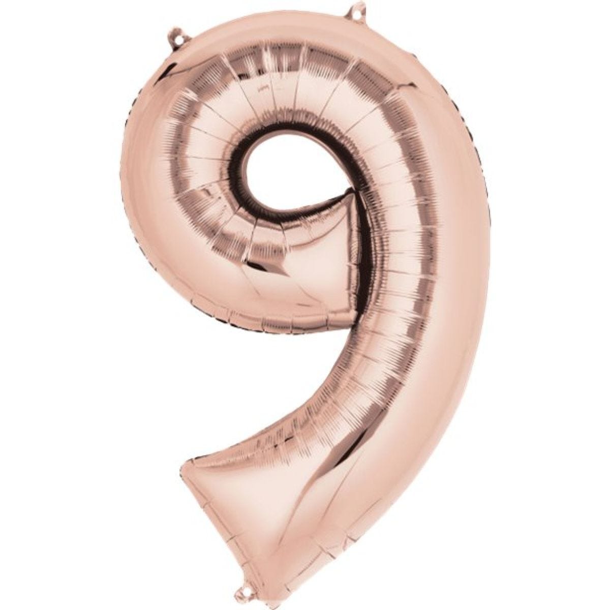 Number 9 Rose Gold Foil Balloon - 34"