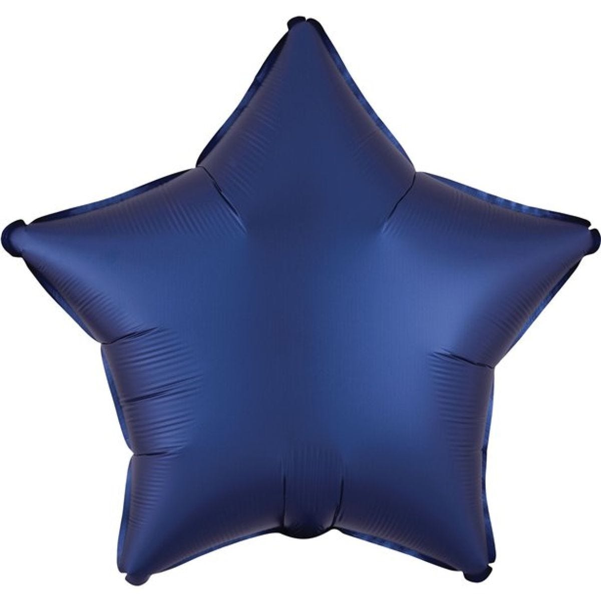 Navy Blue Star Satin Luxe Balloon - 18&apos;&apos; Foil - unpackaged
