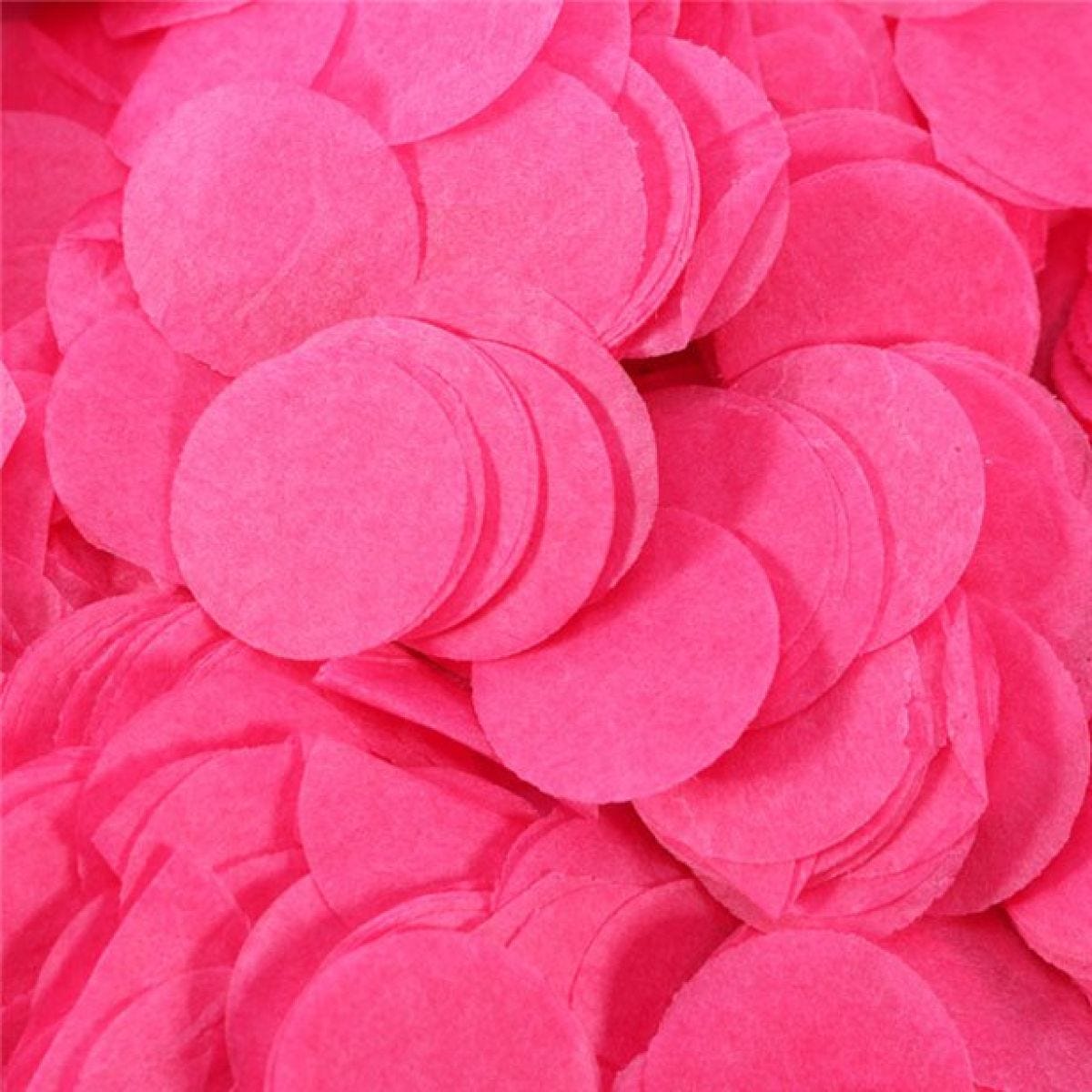 Hot Pink Paper Confetti