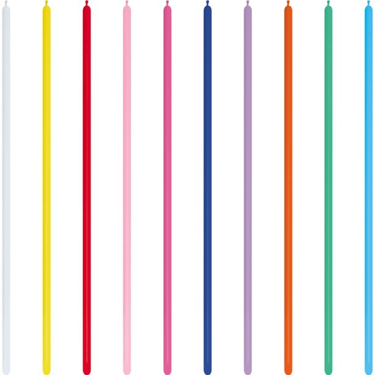 Multi-coloured Modelling Balloons - 260 Latex
