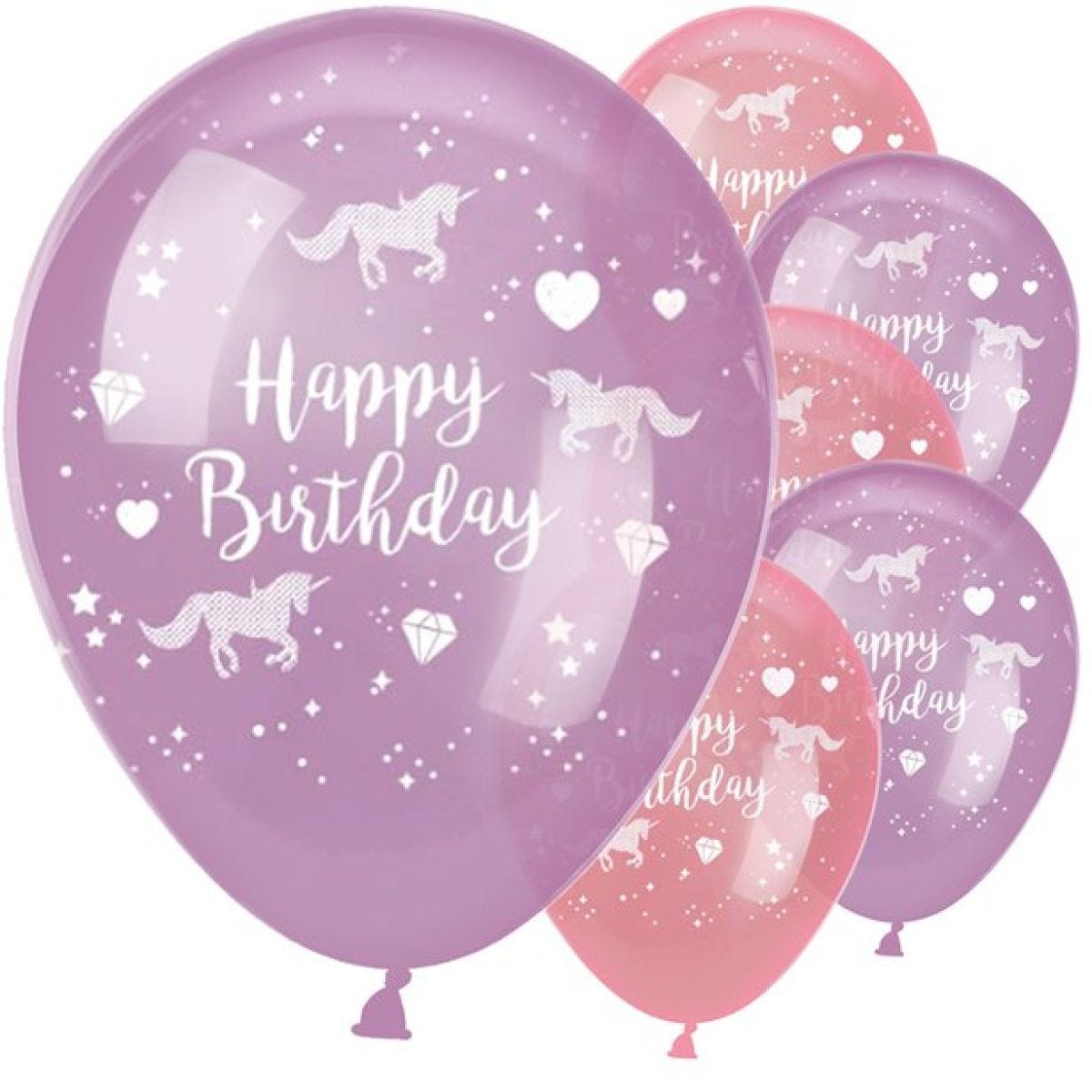 Unicorn Sparkle Balloons - 11" Latex