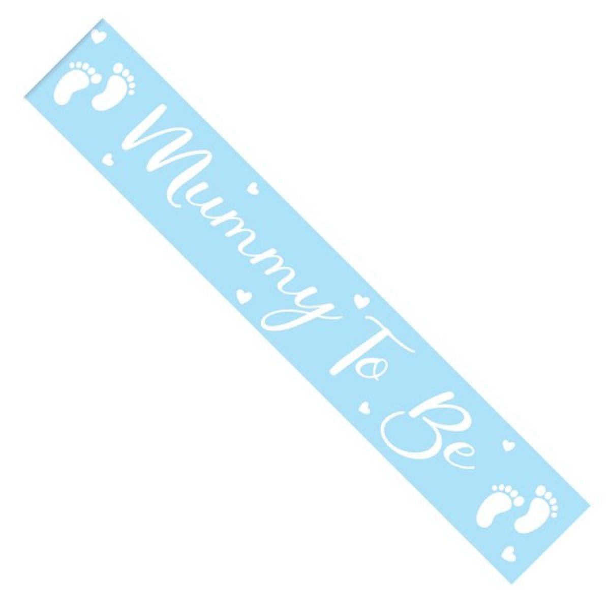 Mummy to Be Blue Sash