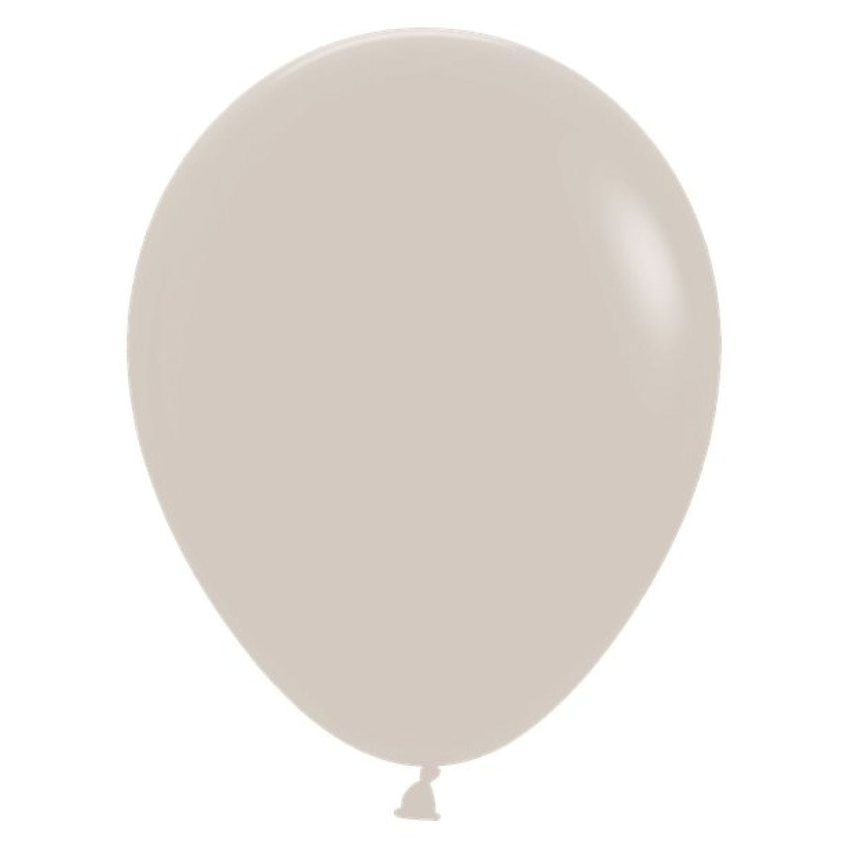 Fashion White Sand Sempertex Latex Balloons - 18"