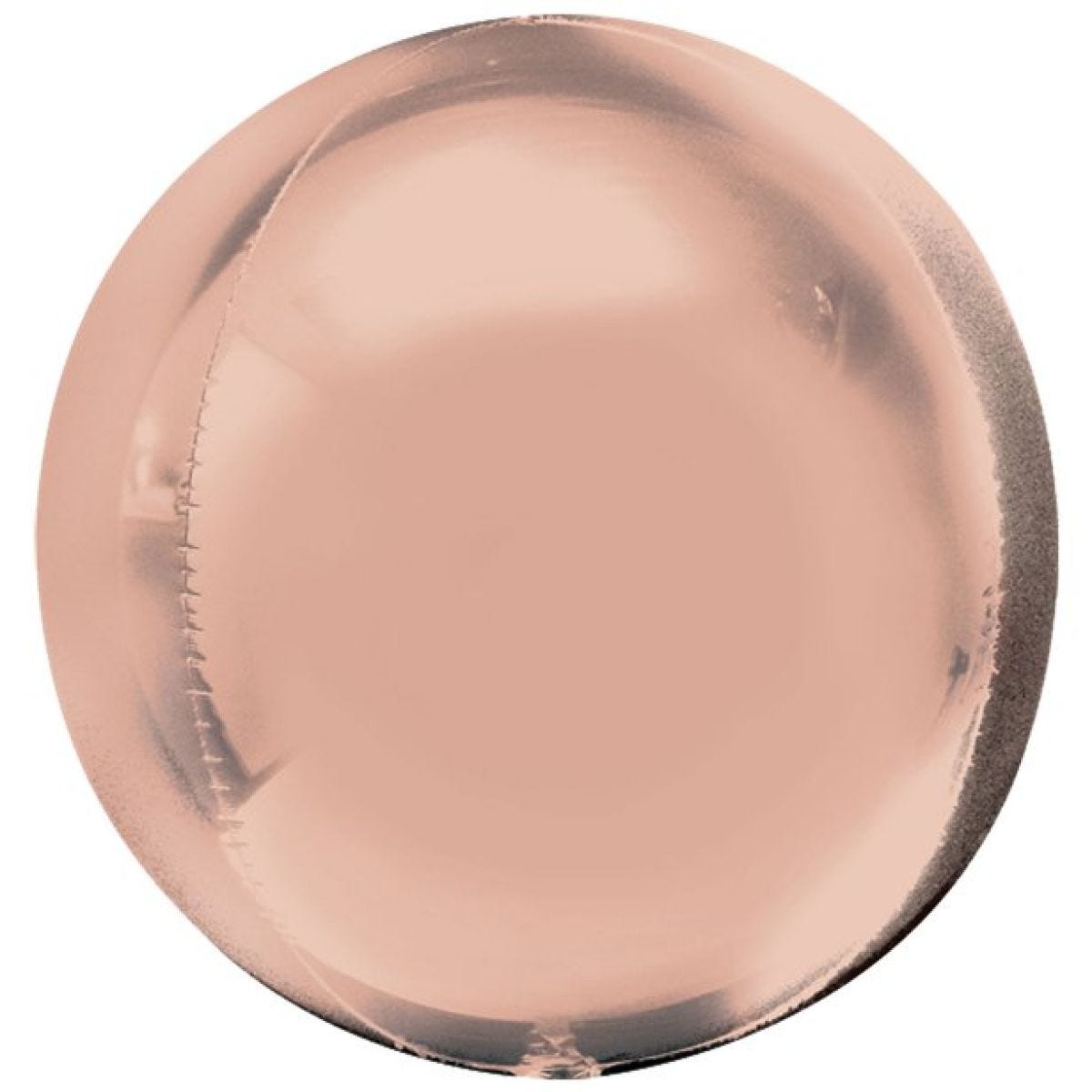 Rose Gold Orbz Balloon - 16" Foil - Unpackaged