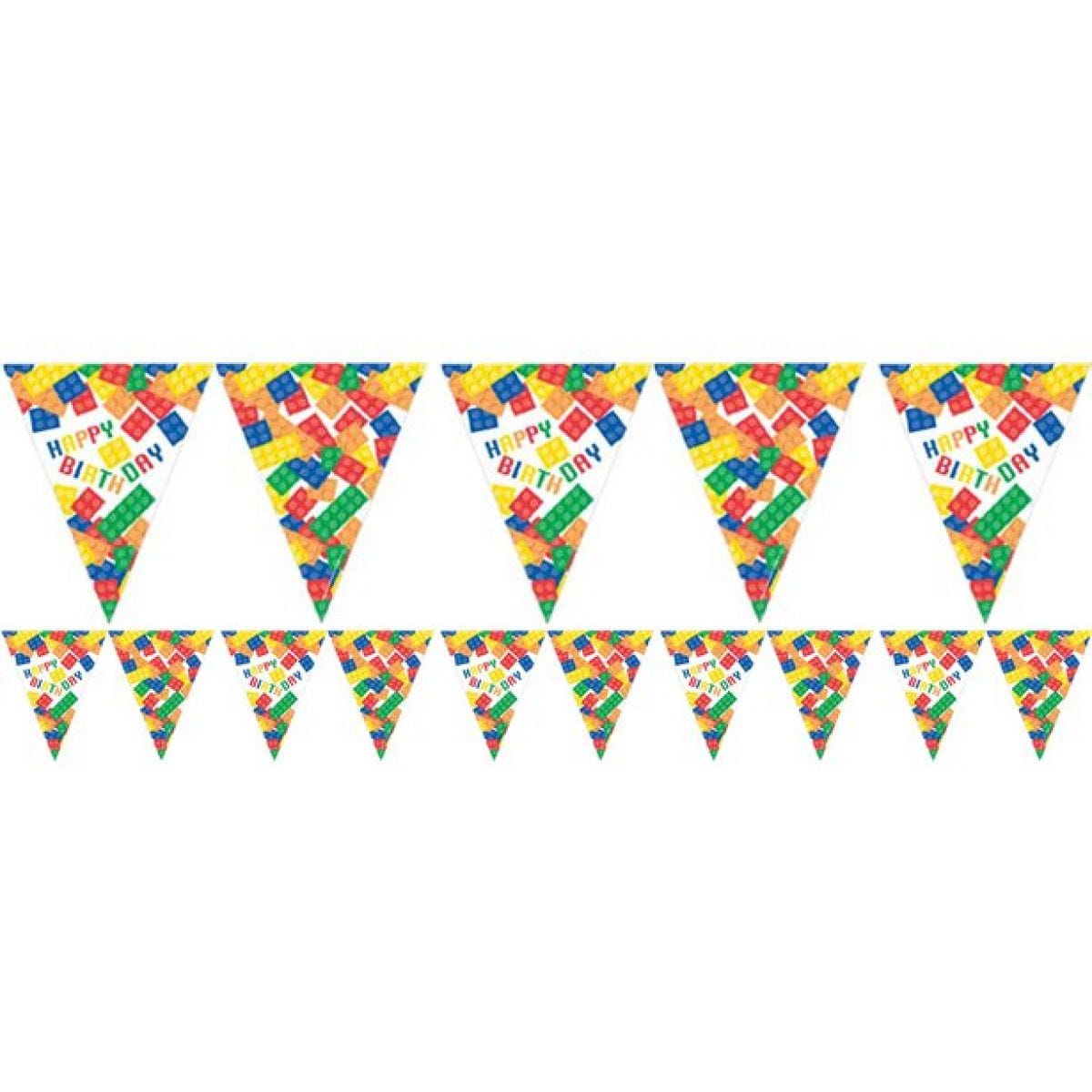 Block Party Paper Flag Bunting - 3.7m