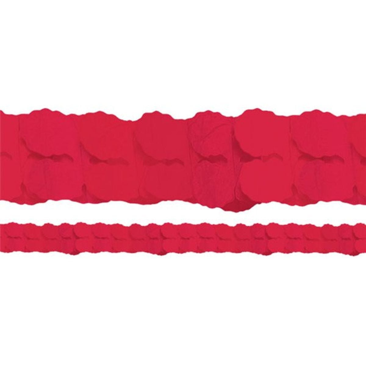 Red Paper Garland - 3.65m