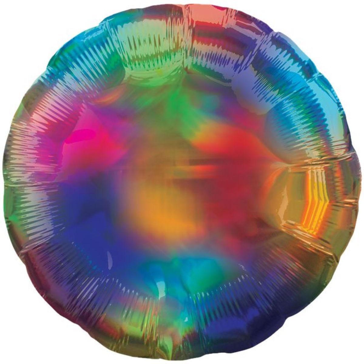 Rainbow Iridescent Circle Balloon - 18" Foil