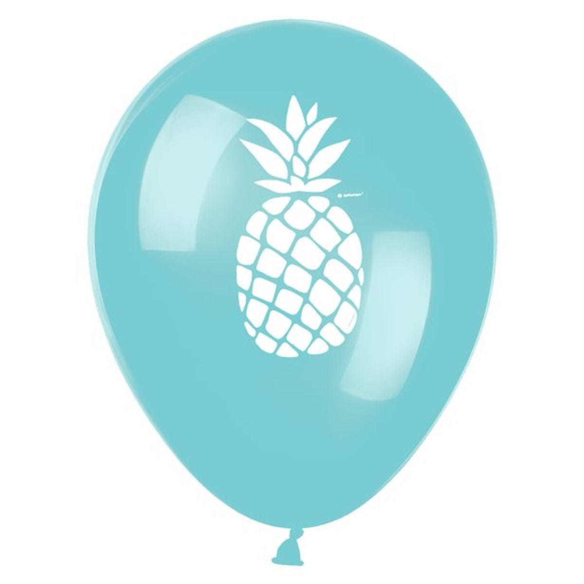 Pineapple Print Balloons - 11" Latex (6pk)