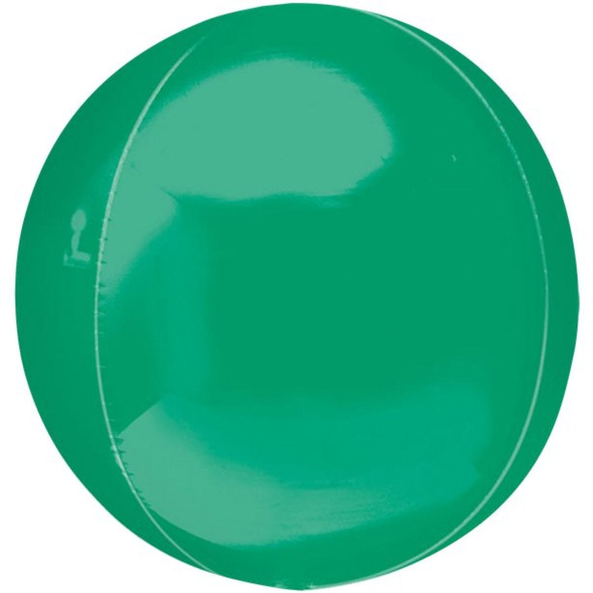 Green Orbz Balloon - 16" Foil - Unpackaged (3pk)